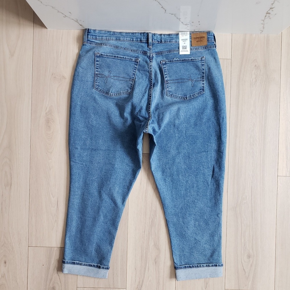 Levis Denizen Jeans Womens 20 Boyfriend Fit Super Stretch - Picture 2 of 5